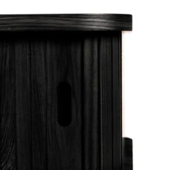 Zuiver Zwart Retro Nachtkastje -WOOOD Verkoopwinkel zuiver barbier black zwart retro nachtkastje 04