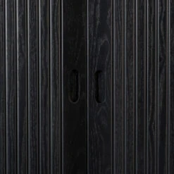 Zuiver Zwarte Design Wandkast -WOOOD Verkoopwinkel zuiver barbier black zwarte design wandkast 8