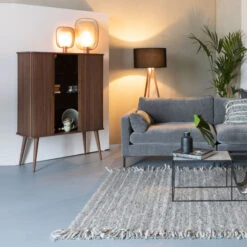 Zuiver Design Wandkast Walnoot -WOOOD Verkoopwinkel zuiver barbier walnut design wandkast walnoot 02