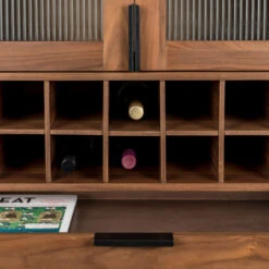 Zuiver Wandkast Met Wijnrek -WOOOD Verkoopwinkel zuiver travis wandkast met wijnrek 10