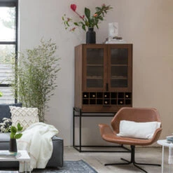 Zuiver Wandkast Met Wijnrek -WOOOD Verkoopwinkel zuiver travis wandkast met wijnrek 11