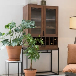 Zuiver Wandkast Met Wijnrek -WOOOD Verkoopwinkel zuiver travis wandkast met wijnrek 13