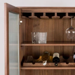 Zuiver Wandkast Met Wijnrek -WOOOD Verkoopwinkel zuiver travis wandkast met wijnrek 9