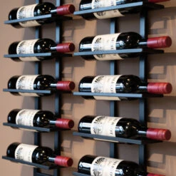 Zwart Wijnrek Muur -WOOOD Verkoopwinkel zwart wijnrek muur bodio reserva 8 07