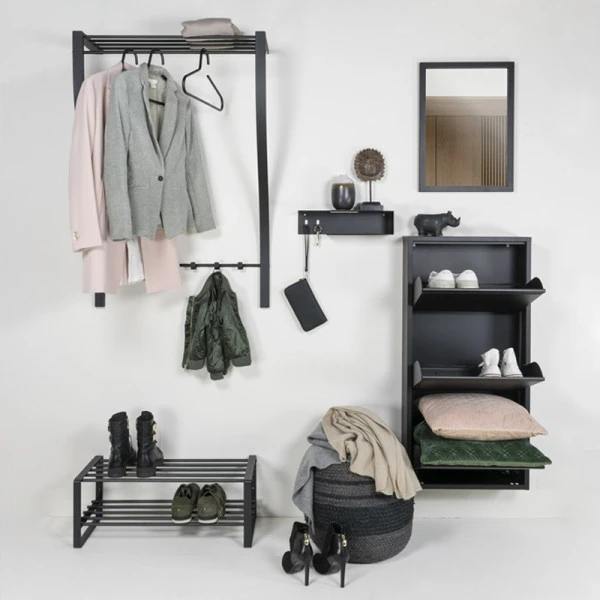 Zwarte Design Kapstok 4 Zwarte Design Kapstok - Afbeelding 2